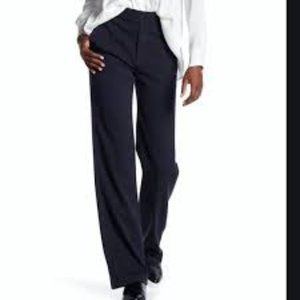 Vince Navy Blue Wool blend Straight Leg Trousers Dress Pants Size 10